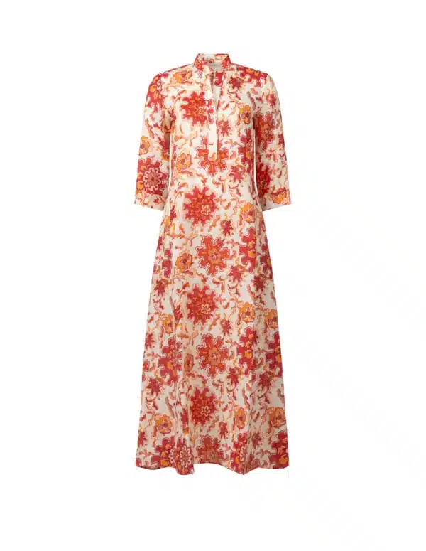 Vestido Lino Estampado