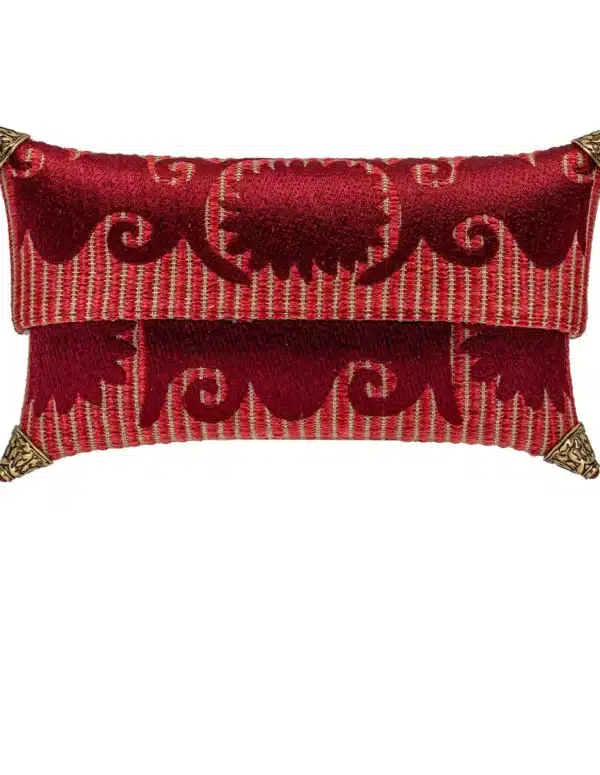 Cora Clutch Rayas Rojas